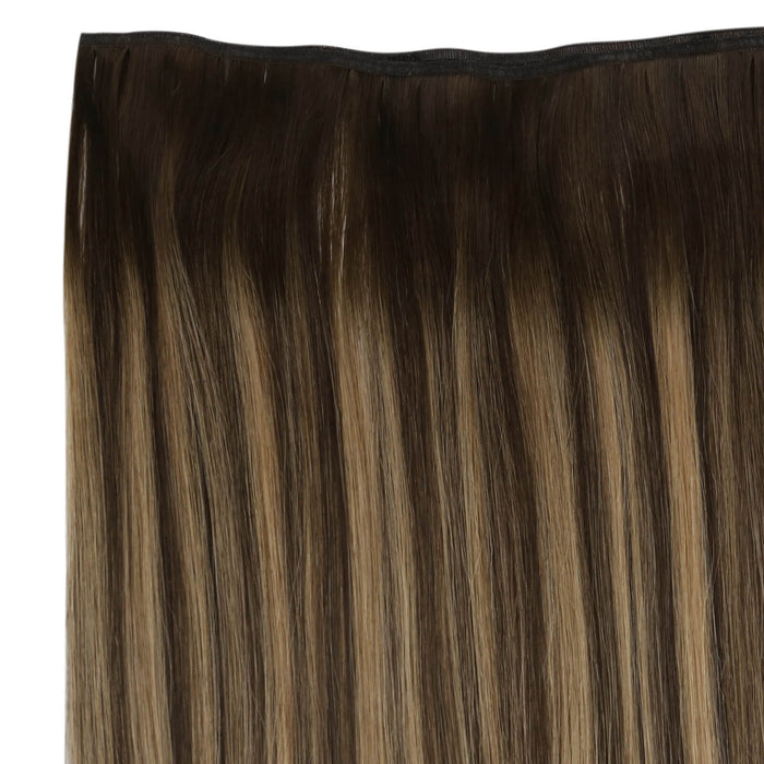[New Color]Sunny Hair Flat Silk Weft Hair Extensions 100% Virgin Human Hair #BM