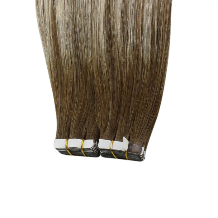 Balayage Brown #2/2/6 Micro Beaded EZE Weft Hair Extensions — SunnyHair