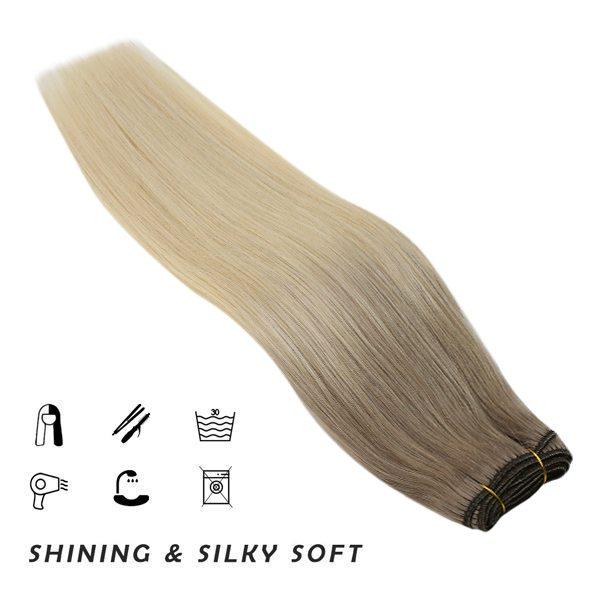human weft hair extensions