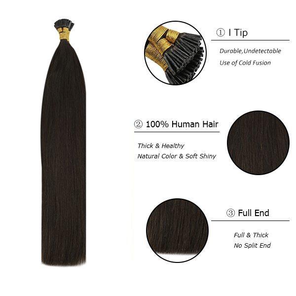 100% human hair extensions