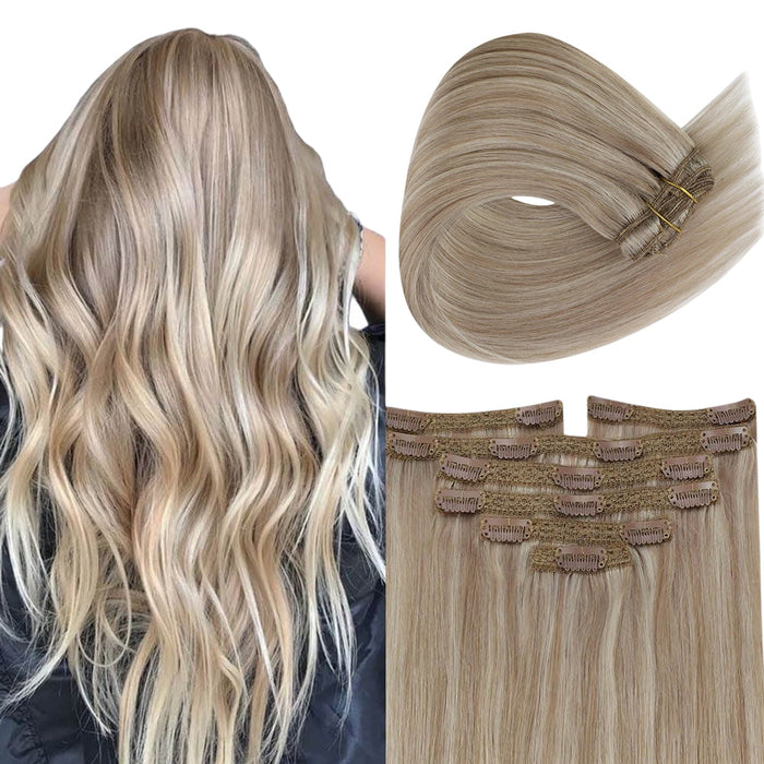  Seamless Hair Extensions Clip In