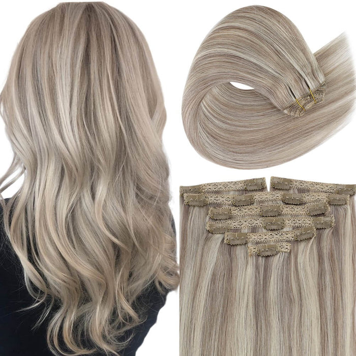 Clips for Hair Extensions Small / Blonde