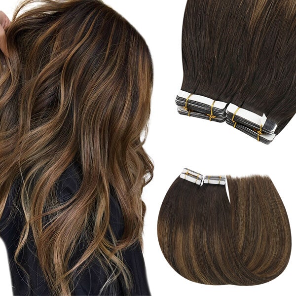 balayage brown and blonde tape ins tape in hair extensions real hair tape in human hair extensions tape in hair extensions real hair human hair extensions tape in balayage hair extensions human hair