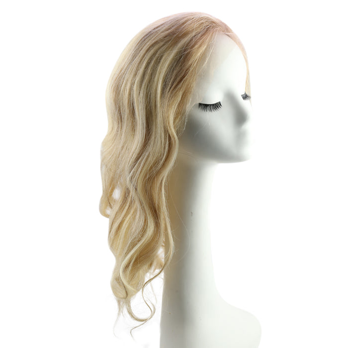 [50% OFF]Blonde Highlights Human Wigs with Baby Hair #18/613