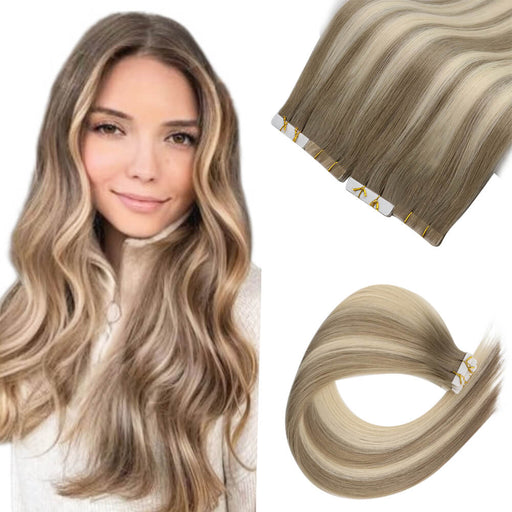 sunny hair Injection tape in hair real seamless tape in hair Inject tape ins regular tape in hair lasting one year hair