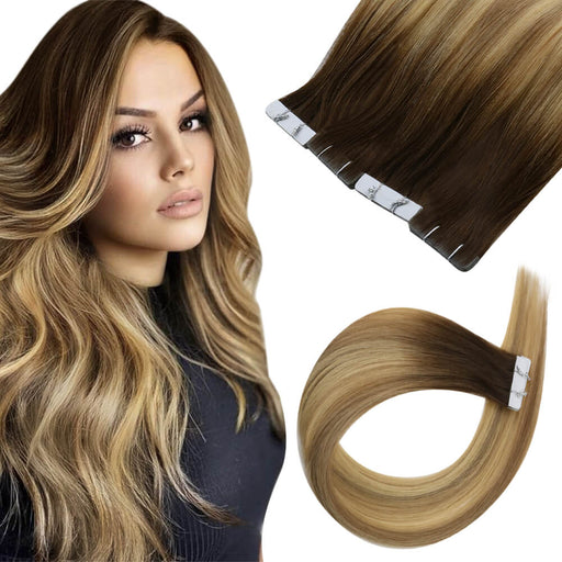 sunny hair Injection tape in hair real seamless tape in hair Inject tape ins regular tape in hair lasting one year hair