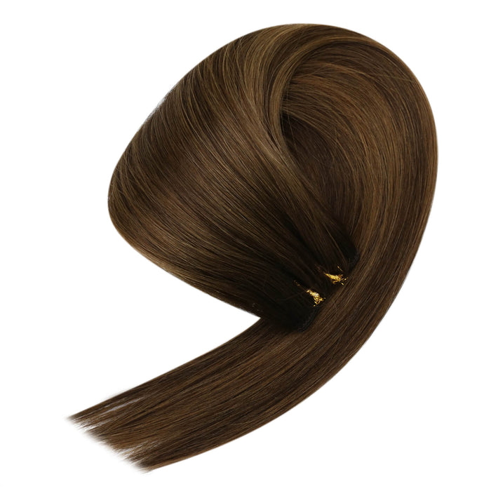 sew in weft,weft hair extensions,hair weft,balayage brown,18 inch hair extensions,100% virgin human hair weft virgin braiding hair sunny hair virgin hair bundle hair hundles