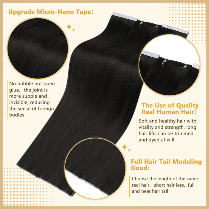 Sunny Hair Flower Virgin Injection Tape Hair Extensions
