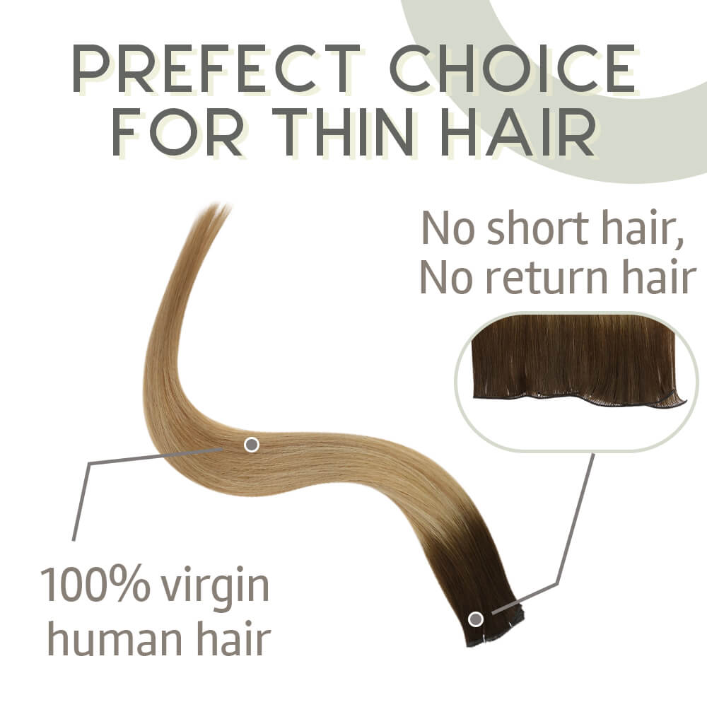 sunny hostin natural hair, hair extensions weft, Genius Weft Silky Straight, hand tied genius weft, sunnys hair store, Hair Wefts Human Hair,