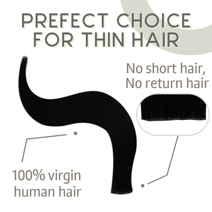 genius weft hair extensions, genius hair extensions, virgin hair human hair, sunny hair,