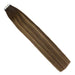sunny  hair straight skin weft hair extensions brown ombre skin weft hair extensions glue in blonde hair extensions dark brown balayage tape in hair ombre seamless tape in hair extensions