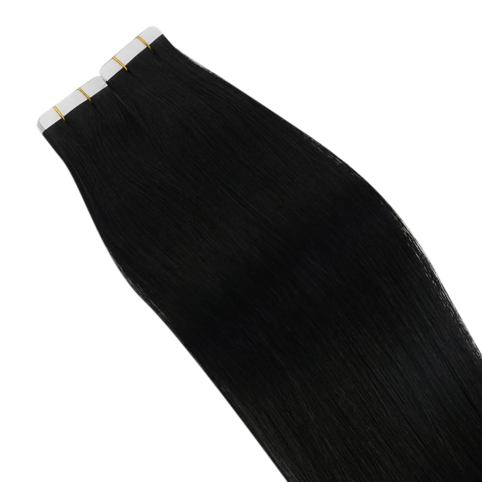 Virgin Hair Tape in Human Hair Extensions Natural Black