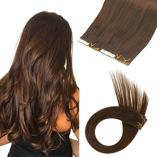 Invisible Injected Tape Extensions made from Virgin Cuticle Human Hair